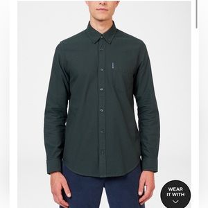 Men's Iconic Oxford Single-Pocket Button-Down Long-Sleeve Shirt